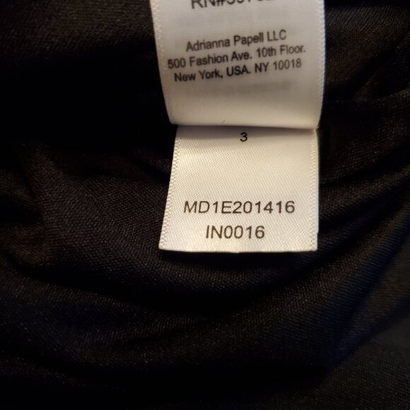 Aidan Mattox Metallic Sequin Spaghetti Strap Cocktail Dress - Picture 8 of 8